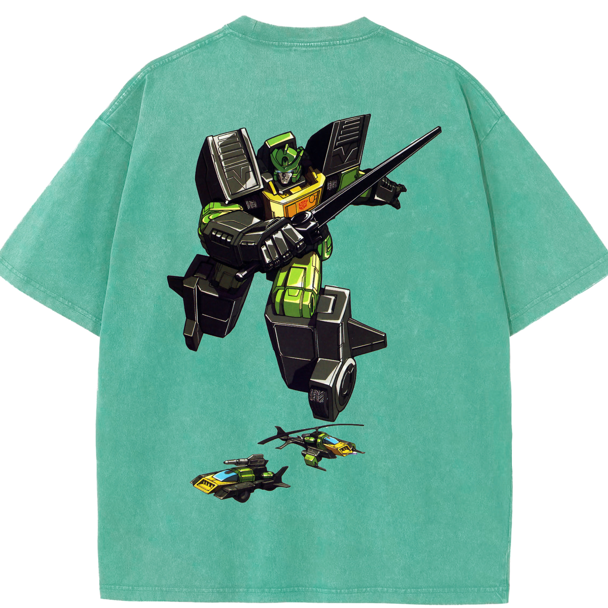 （画像用）  綿100% ヴィンテージ風 半袖Tシャツ（背面プリント）